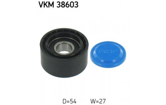 Styrrulle, flerspårsrem VKM 38603 SKF