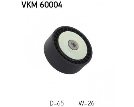 Styrrulle, flerspårsrem VKM 60004 SKF