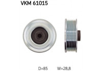 Styrrulle, flerspårsrem VKM 61015 SKF