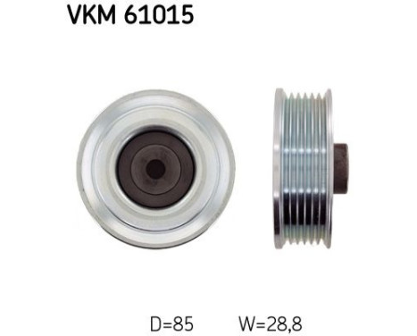 Styrrulle, flerspårsrem VKM 61015 SKF