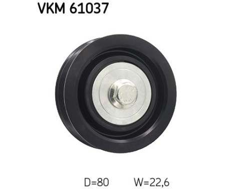 Styrrulle, flerspårsrem VKM 61037 SKF, bild 2