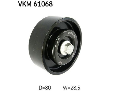 Styrrulle, flerspårsrem VKM 61068 SKF