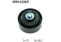 Styrrulle, flerspårsrem VKM 61069 SKF