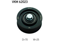 Styrrulle, flerspårsrem VKM 62023 SKF