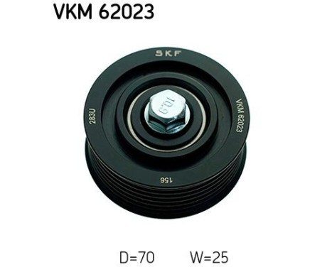 Styrrulle, flerspårsrem VKM 62023 SKF