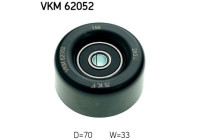 Styrrulle, flerspårsrem VKM 62052 SKF