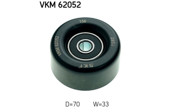 Styrrulle, flerspårsrem VKM 62052 SKF
