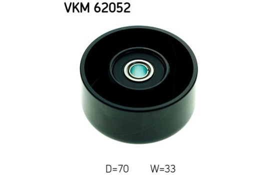 Styrrulle, flerspårsrem VKM 62052 SKF, bild 2