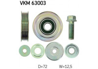 Styrrulle, flerspårsrem VKM 63003 SKF