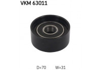 Styrrulle, flerspårsrem VKM 63011 SKF