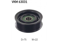 Styrrulle, flerspårsrem VKM 63031 SKF