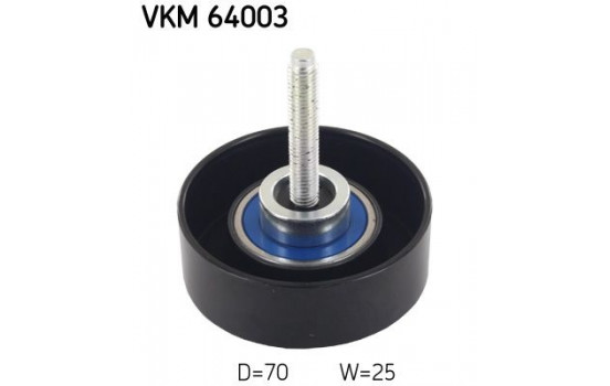 Styrrulle, flerspårsrem VKM 64003 SKF