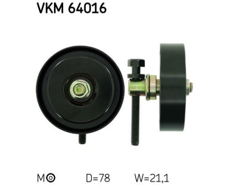 Styrrulle, flerspårsrem VKM 64016 SKF