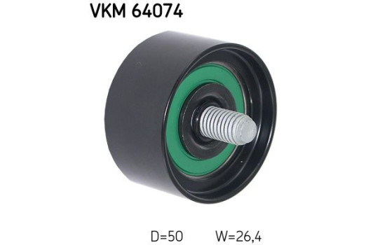 Styrrulle, flerspårsrem VKM 64074 SKF