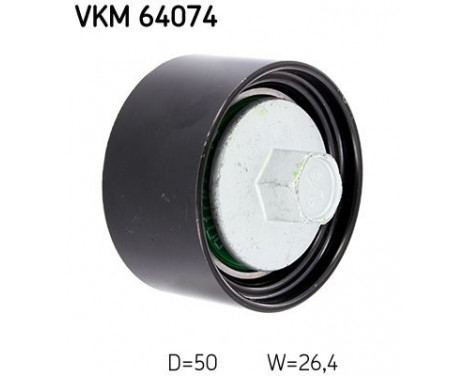 Styrrulle, flerspårsrem VKM 64074 SKF, bild 2