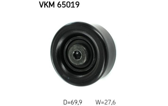 Styrrulle, flerspårsrem VKM 65019 SKF
