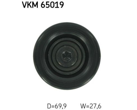 Styrrulle, flerspårsrem VKM 65019 SKF, bild 2