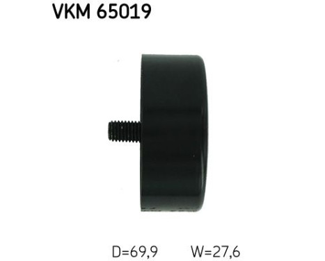 Styrrulle, flerspårsrem VKM 65019 SKF, bild 3