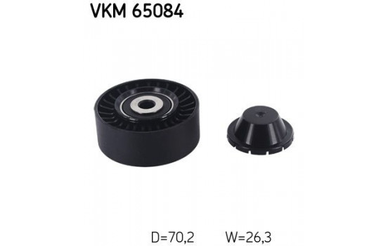 Styrrulle, flerspårsrem VKM 65084 SKF