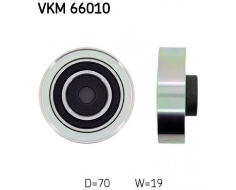 Styrrulle, flerspårsrem VKM 66010 SKF