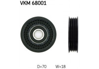 Styrrulle, flerspårsrem VKM 68001 SKF