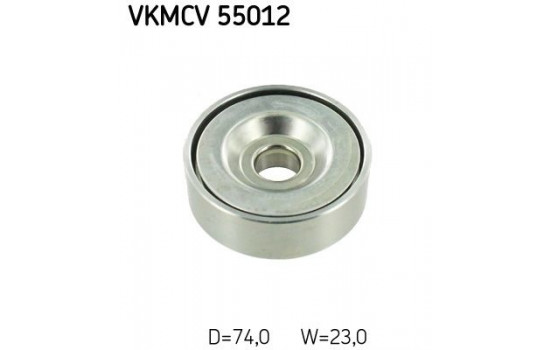 Styrrulle, flerspårsrem VKMCV 55012 SKF