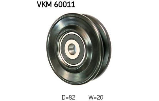 Styrrulle, kilrem VKM 60011 SKF, bild 2
