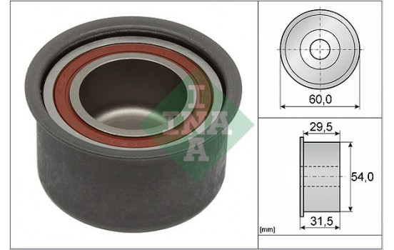 Styrrulle, kuggrem 532045910 Ina