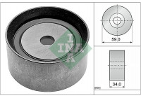 Styrrulle, kuggrem 532058610 Ina