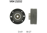 Styrrulle, kuggrem VKM 21032 SKF