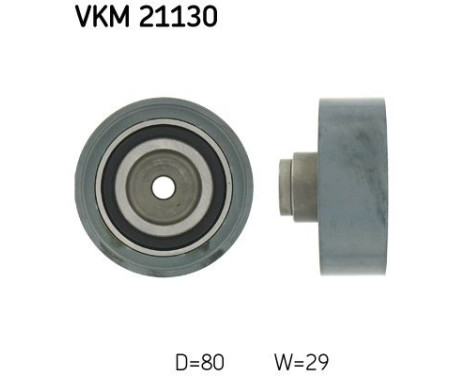 Styrrulle, kuggrem VKM 21130 SKF