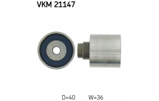Styrrulle, kuggrem VKM 21147 SKF