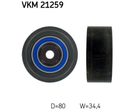 Styrrulle, kuggrem VKM 21259 SKF