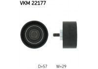 Styrrulle, kuggrem VKM 22177 SKF