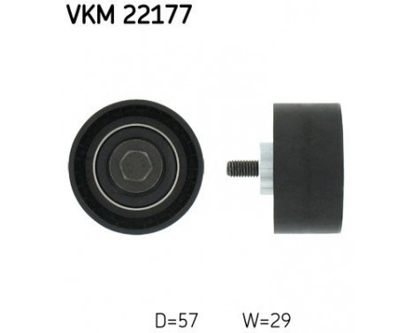 Styrrulle, kuggrem VKM 22177 SKF