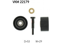 Styrrulle, kuggrem VKM 22179 SKF
