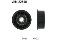 Styrrulle, kuggrem VKM 22510 SKF