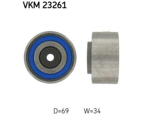 Styrrulle, kuggrem VKM 23261 SKF