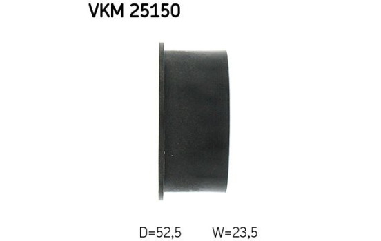 Styrrulle, kuggrem VKM 25150 SKF, bild 3