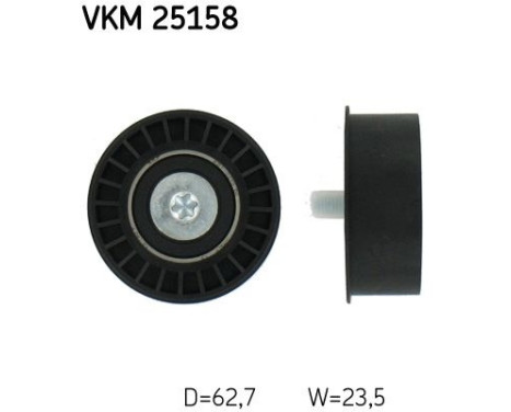 Styrrulle, kuggrem VKM 25158 SKF