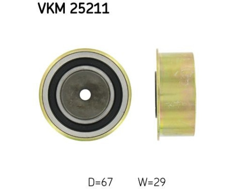Styrrulle, kuggrem VKM 25211 SKF