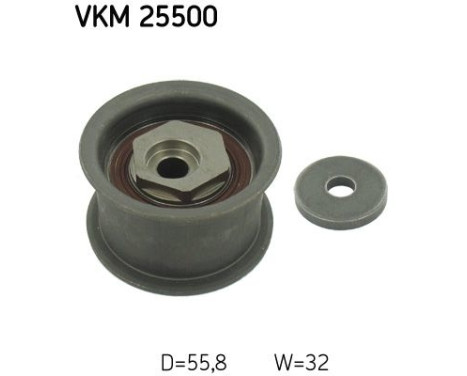 Styrrulle, kuggrem VKM 25500 SKF