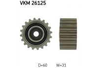Styrrulle, kuggrem VKM 26125 SKF