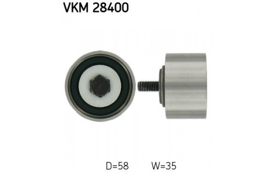 Styrrulle, kuggrem VKM 28400 SKF