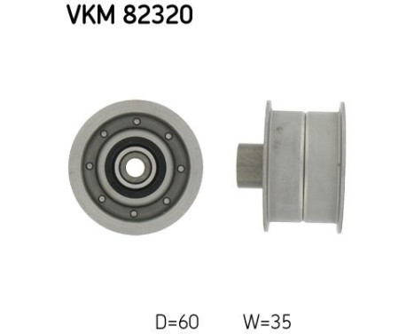 Styrrulle, kuggrem VKM 82320 SKF