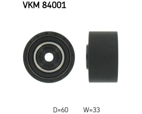 Styrrulle, kuggrem VKM 84001 SKF