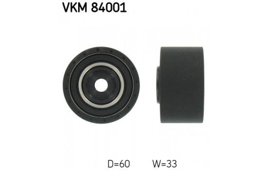Styrrulle, kuggrem VKM 84001 SKF