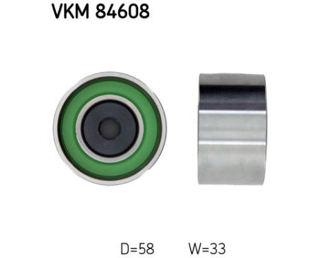 Styrrulle, kuggrem VKM 84608 SKF