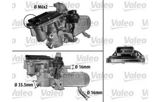 EGR-modul ORIGINAL PART 700433 Valeo