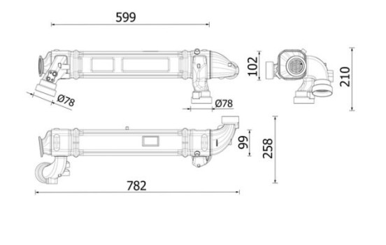 Kylare, avgasåtercirkulation
